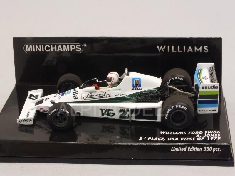Williams FW06 Ford #27 GP USA West 1979 Alan Jones - minichamps