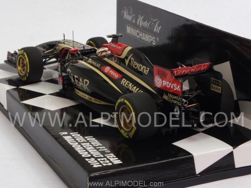 Lotus Renault E22 2014 Pastor Maldonado  (resin) - minichamps