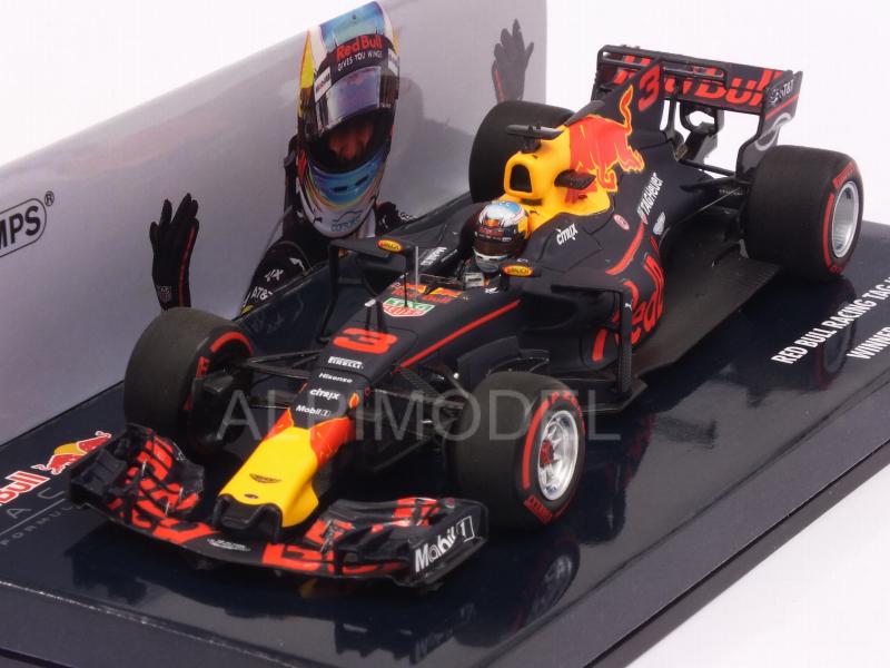 Red Bull RB13 #3 Winner GP Azerbaijan 2017 Daniel Ricciardo (HQ resin) - minichamps