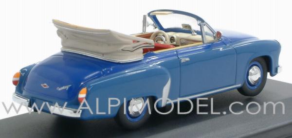 Wartburg 311/2 Cabriolet 1958 (Vergissmeinnicht Blue) - minichamps