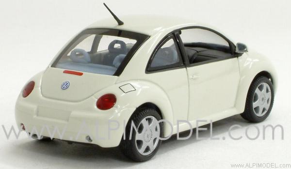 Volkswagen New Beetle 1998 (Cool White) - minichamps
