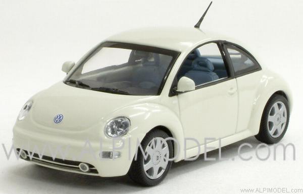 Volkswagen New Beetle 1998 (Cool White) by minichamps