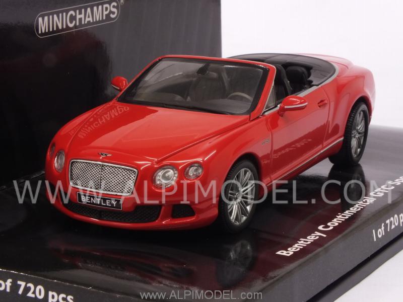 Bentley Continental GTC Speed  2012 (Red) by minichamps