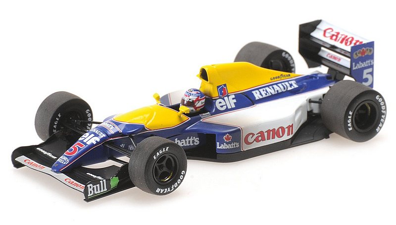 Williams Renault FW14 #5 Nigel Mansell World Champion 1992 Dirty Version by minichamps