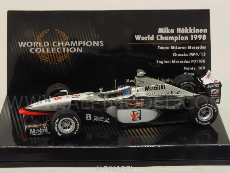 McLaren MP4/13 Mercedes 1998 Mika Hakkinen 'World Champion Collection' - minichamps