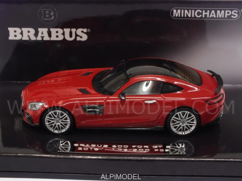 Brabus 600 for GT S 2016 2016 (Red) - minichamps
