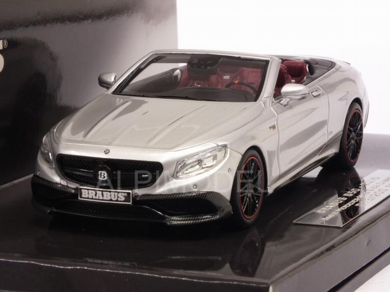 Brabus 850 (Mercedes AMG S63 S-Class) Cabriolet 2016 (Silver) by minichamps