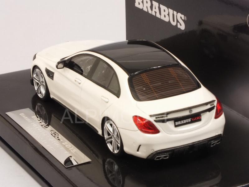 Brabus 600 (Mercedes AMG C63 S) 2015 (White) - minichamps