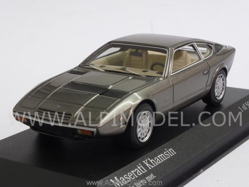 Maserati Khamsin 1977 (Grigio Ferro Metalizzato) by minichamps
