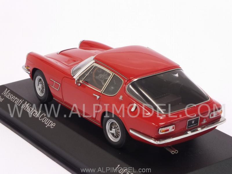 Maserati Mistral Coupe 1963 (Red) - minichamps