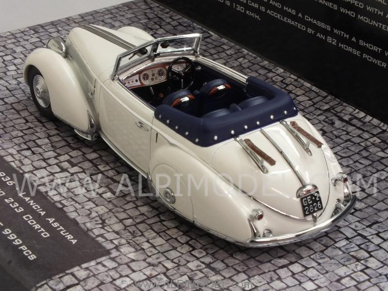 Lancia Astura Tipo 233 Corto 1936 (White) - minichamps