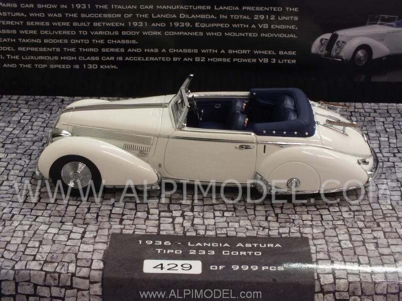 Lancia Astura Tipo 233 Corto 1936 (White) by minichamps