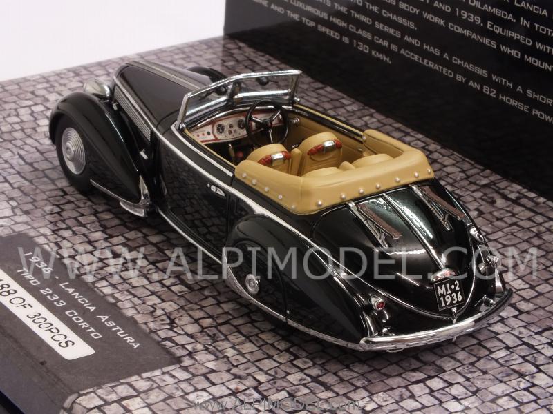 Lancia Astura Tipo 233 Corto 1936 (Black) - minichamps