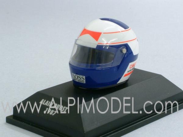 Helmet Alain Prost 1987  (1/8 scale - 3cm) by minichamps