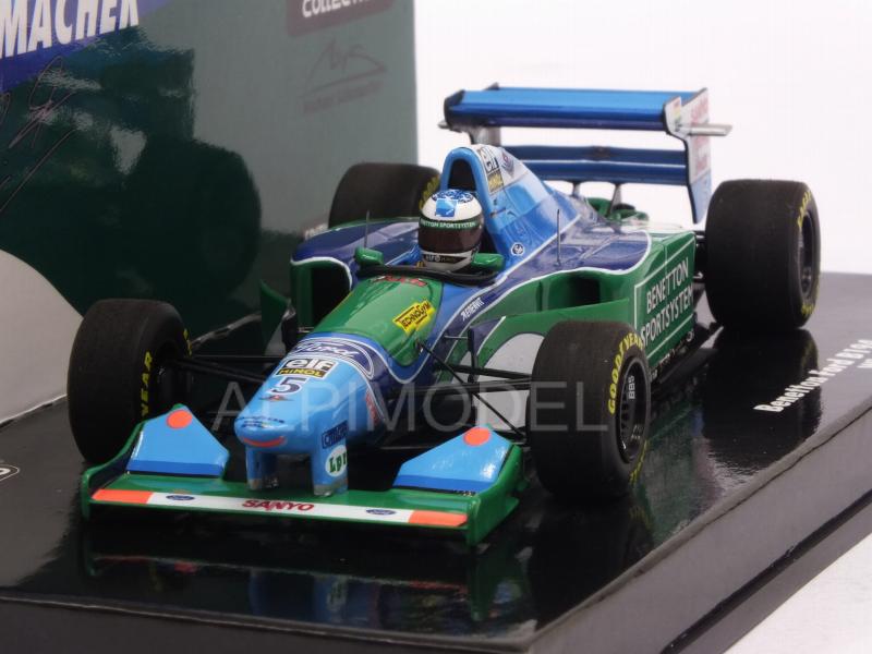 Benetton B194 Ford #5 Winner GP Monaco 1994 Michael Schumacher (HQ Resin) by minichamps