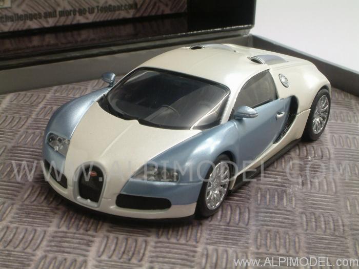 Bugatti Veyron 2009 (Polar Metallic/Pearl Metallic) (Gift Box) - minichamps