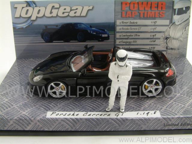 Porsche Carrera GT 'Top Gear' with 'The Stig' figurine by minichamps