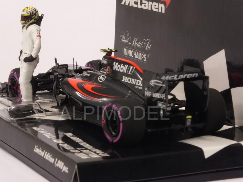 McLaren MP4/31 Honda #22 GP Abu Dhabi 2016 Jenson Button - minichamps