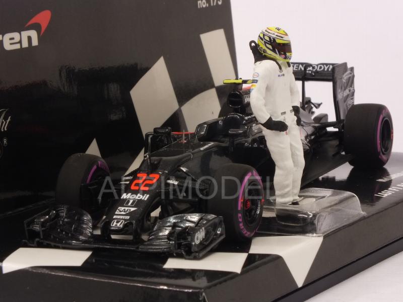 McLaren MP4/31 Honda #22 GP Abu Dhabi 2016 Jenson Button by minichamps
