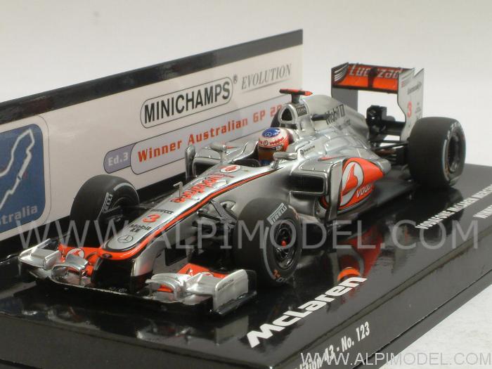 McLaren Mercedes MP4/27  Winner GP Australia 2012 Jenson Button 'Minichamps Evolution' (resin) - minichamps