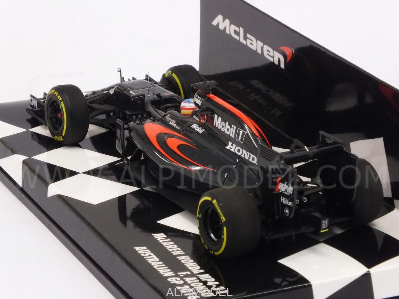 McLaren MP4/31 Honda GP Australia 2016 Fernando Alonso (HQ resin) - minichamps