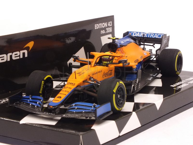 McLaren MCL35M #4 GP Bahrain 2021 Lando Norris by minichamps
