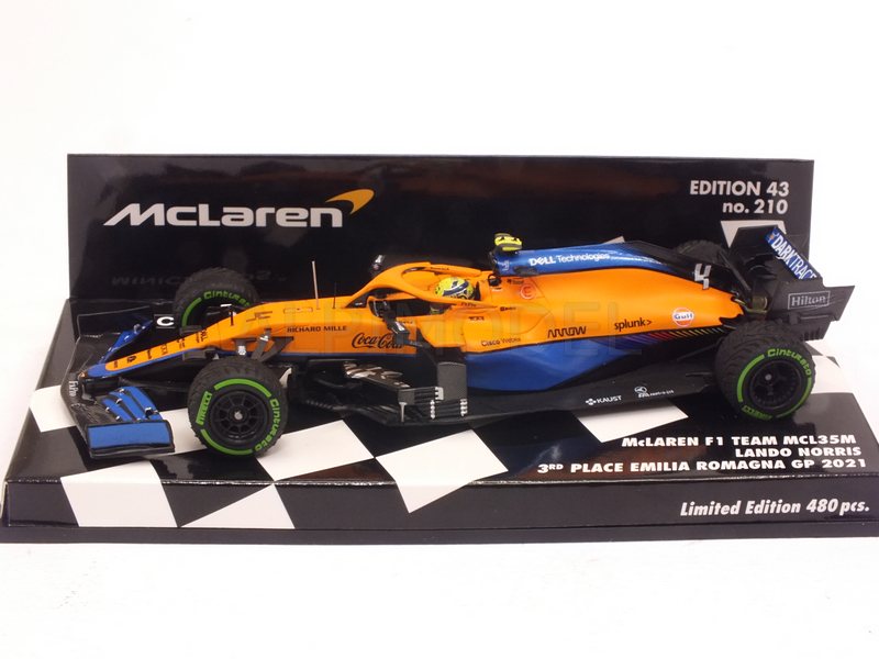 McLaren MCL35M #4 GP Emilia Romagna 2021 Lando Norris - minichamps