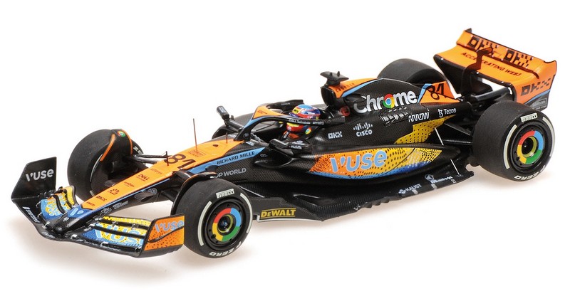 McLaren MCL60 #81 GP Abu Dhabi 2023 Oscar Piastri by minichamps