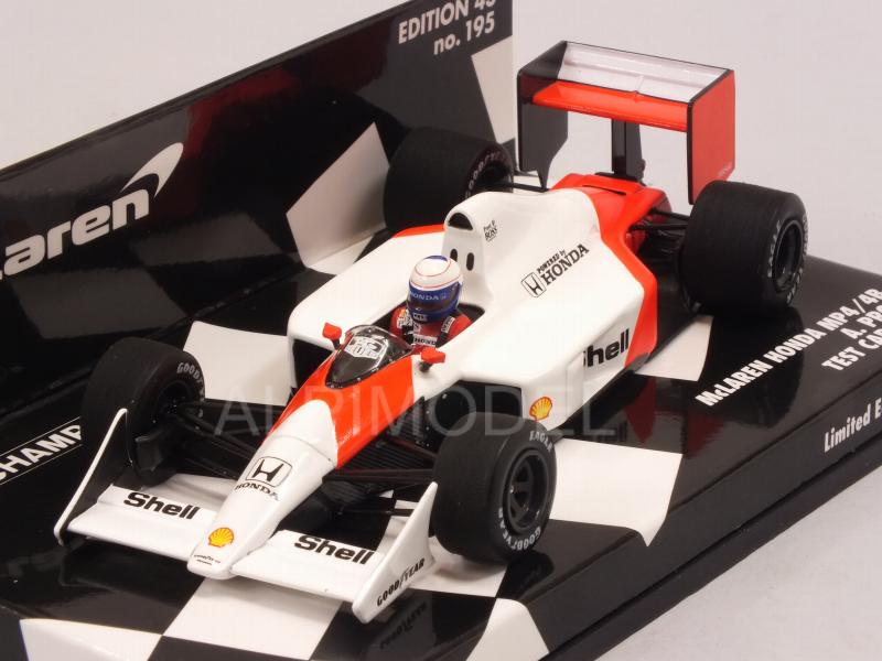 McLaren MP4/4B Honda Test Car 1988 Alain Prost - minichamps