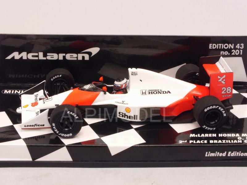 McLaren MP4/5B Honda #28 GP Brasil 1990 Gerhard Berger - minichamps