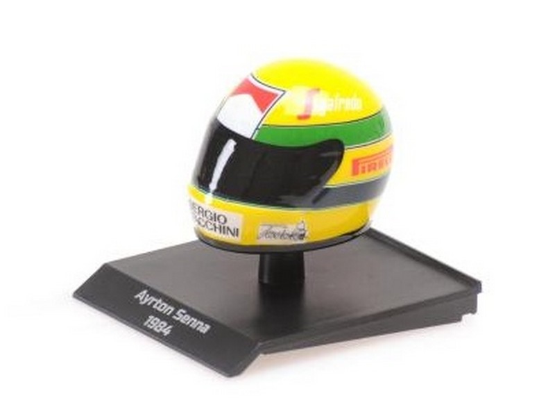 Helmet Ayrton Senna 1984 Toleman (1/10 scale - 2.5cm) by minichamps
