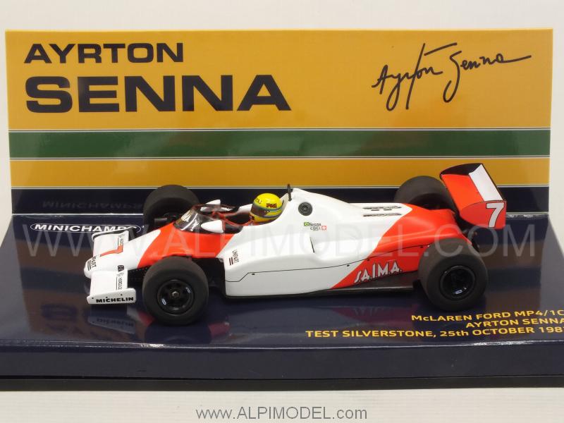 McLaren MP4/1C Ford Test Siverstone 1983 Ayrton Senna - minichamps