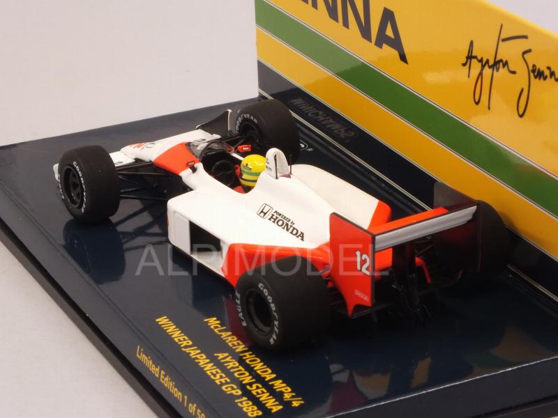 McLaren MP4/4 Honda #12 Winner GP Japan 1988 Ayrton Senna World Champion - minichamps