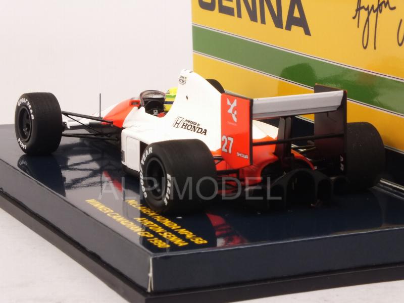 McLaren MP4/5B Honda #27 Winner GP Canada 1990 Ayrton Senna  World Champion - minichamps