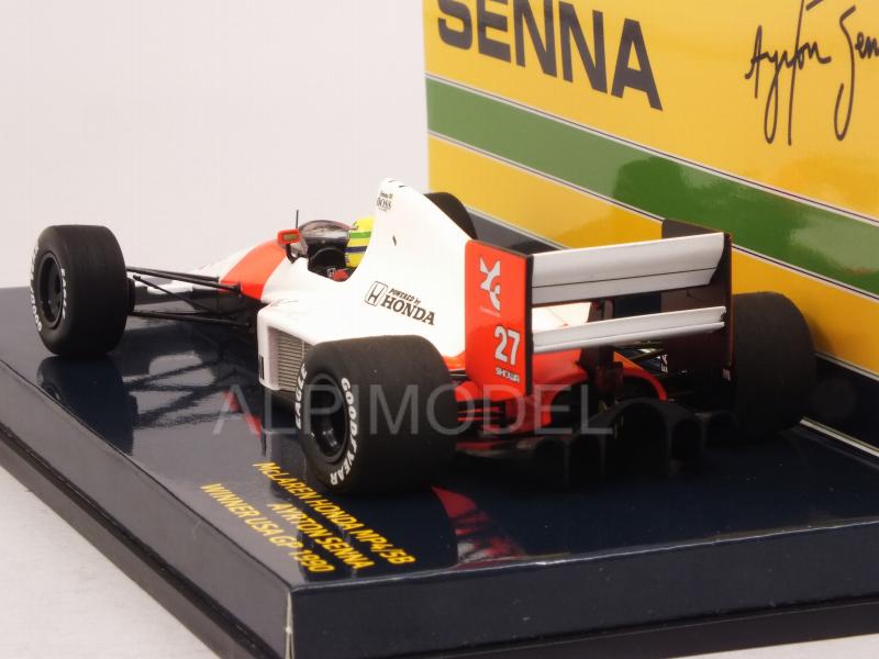 McLaren MP4/5B Honda #27 Winner GP USA 1990 Ayrton Senna World Champion - minichamps