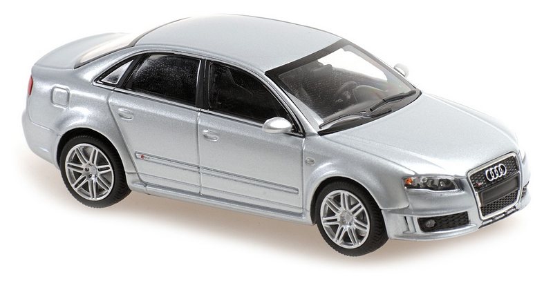 Audi RS4 2004 (Silver) 'Maxichamps' Edition by minichamps