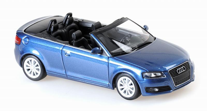 Audi A3 Cabriolet Dark Blue Metallic 2007  'Maxichamps' Edition by minichamps