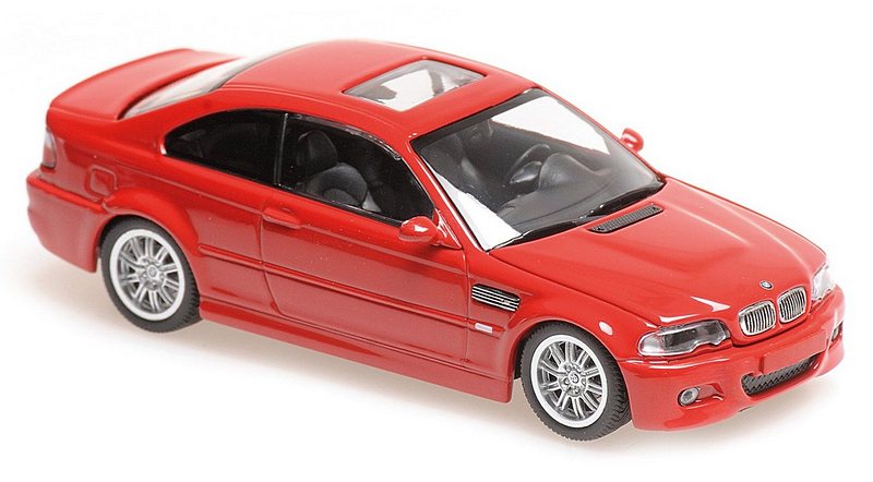 BMW M3 (E46) Coupe 2001 (Red)  'Maxichamps' Edition by minichamps