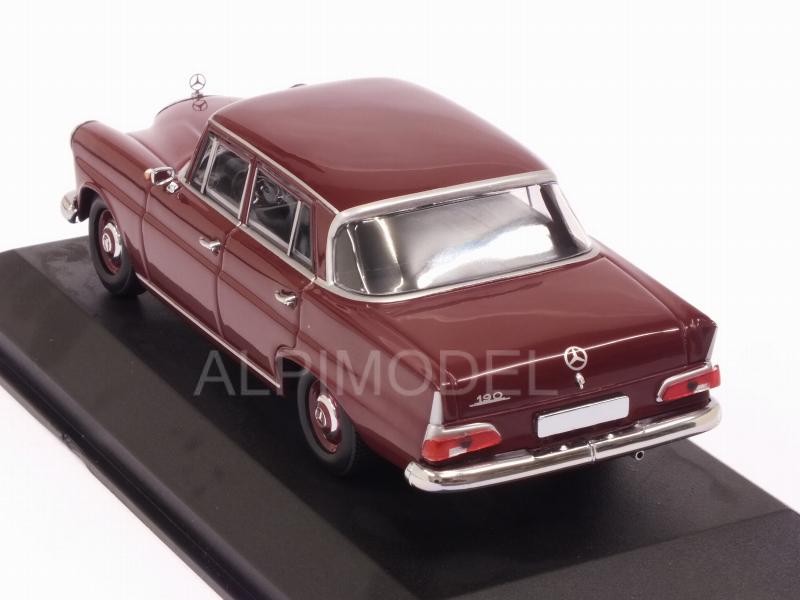 Mercedes 190 1961 (Dark Red)   'Maxichamps' Edition - minichamps