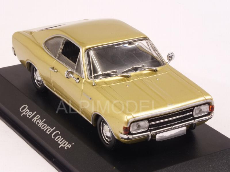 Opel Rekord C Coupe 1966 (Gold)  'Maxichamps' Edition - minichamps