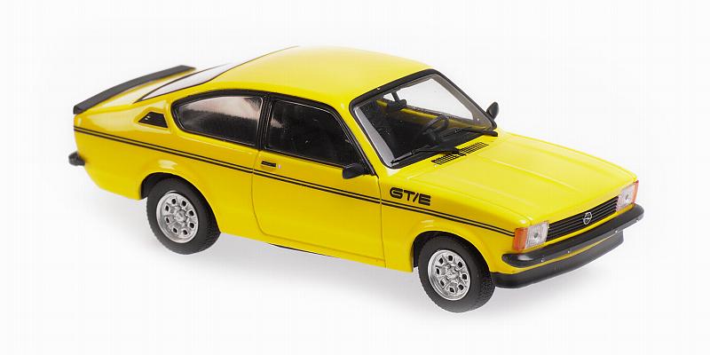 Opel Kadett C GT/E 1978 (Yellow)  'Maxichamps' Edition by minichamps