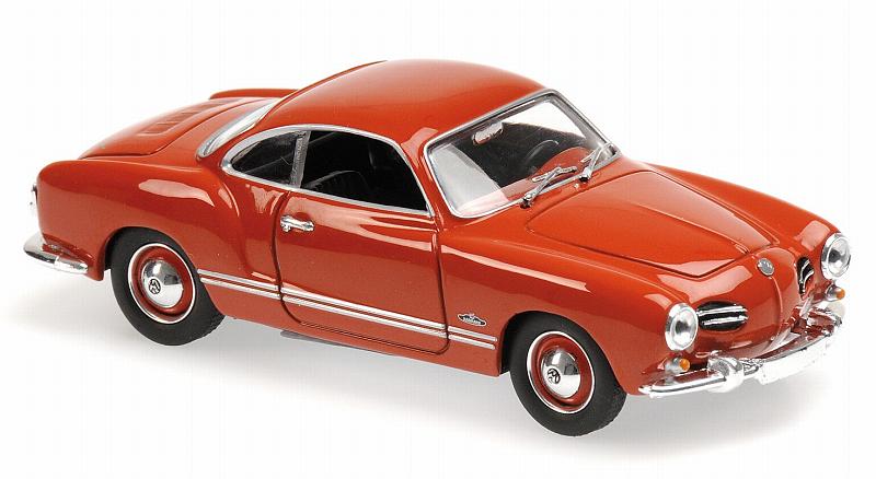 Volkswagen Karmann Ghia Coupe 1955 (Red)  'Maxichamps' Edition by minichamps