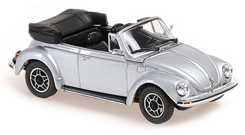 Volkswagen Beetle 1303 Cabriolet 1979 (Silver) 'Maxichamps' Edition by minichamps