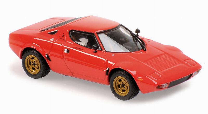 Lancia Stratos Red 1974  'Maxichamps' Edition by minichamps