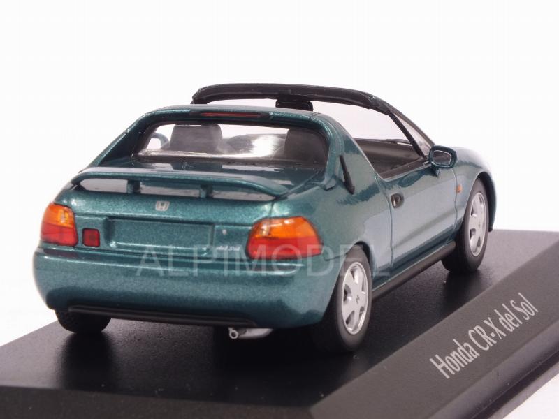 Honda CR-X Del Sol 1992 (Green Metallic)  'Maxichamps' Edition - minichamps