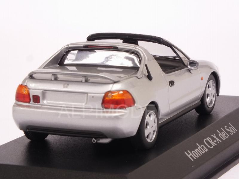 Honda CR-X Del Sol 1992 (Silver) 'Maxichamps' Edition - minichamps