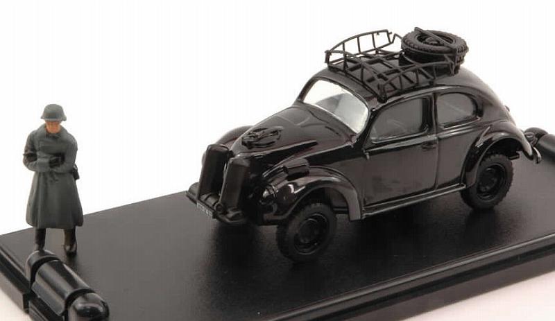 Volkswagen Typ 82E (Black) with figurine by miniminiera