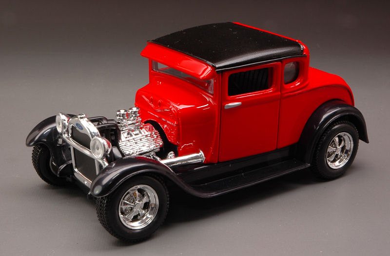 Ford Model A 1929 Hot Rod Custom  (Red) by maisto