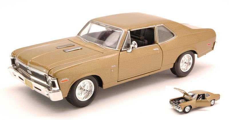 Chevrolet Nova SS Coupe  1970 (Gold) by maisto