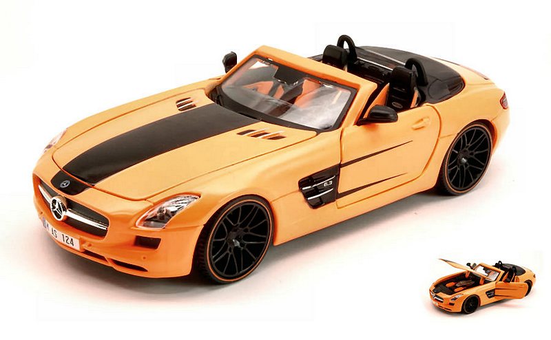 Mercedes SLS AMG (Orange/Black) by maisto